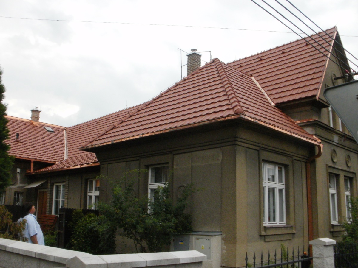 Rekonstrukce střechy - Chrudim