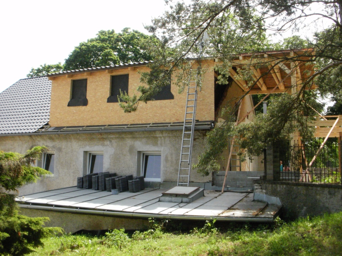 Rekonstrukce střechy - Praha